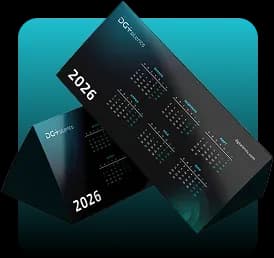 календари дизайн и печат на рекламни материали от DGTalents