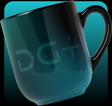 дизайн и печат върху чаши рекламни материали от рекламна агенция DGTalents