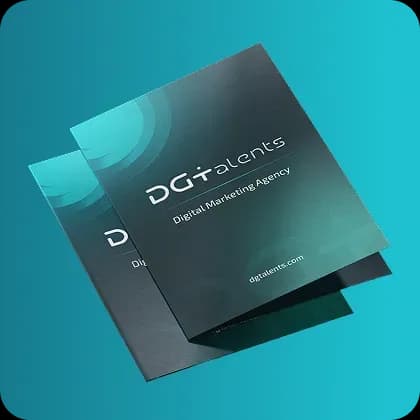 брандирани папки рекламни материали от агенция DGTalents