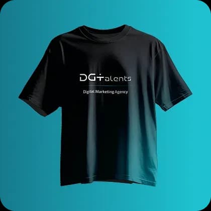 брандиране на тениски дизайн и печат от маркетинг агенция DGTalents